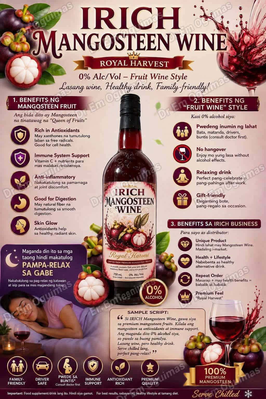 Mangosteen Wine